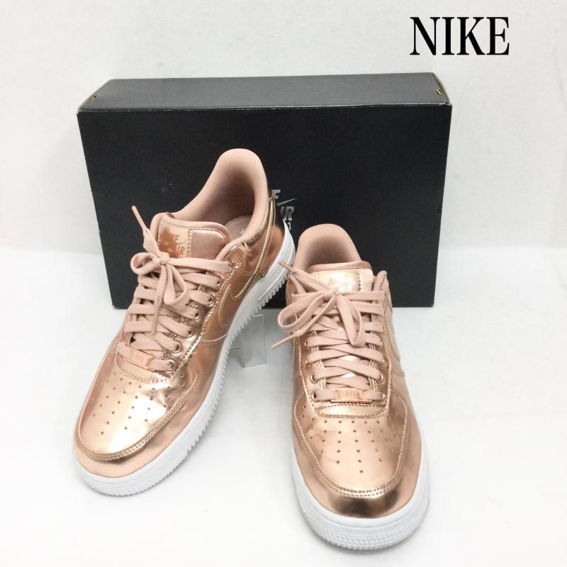 ナイキ NIKE WMNS AIR FORCE 1 SP cq6566-900 ナイキ ブロンズ ローズ AF1 シャイニー レディース 26.0cm ISItems【USED】【古着】【中古】50160270