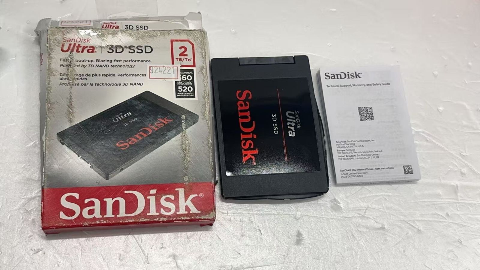 SanDisk Ultra 3D 2TB SSD 外装破損 訳あり - メルカリ