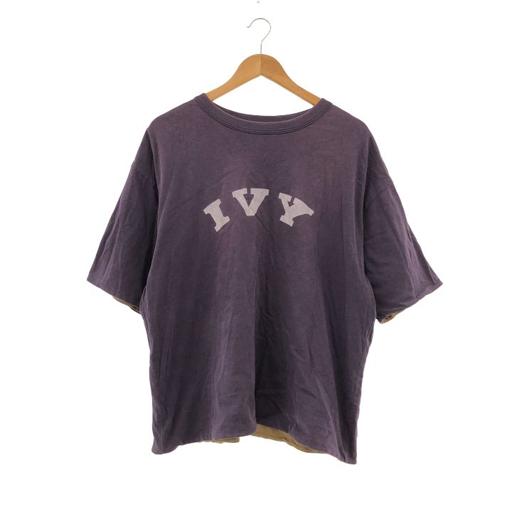 REMI RELIEF (レミレリーフ) Reversible T shirt RN28369377APL パープル M