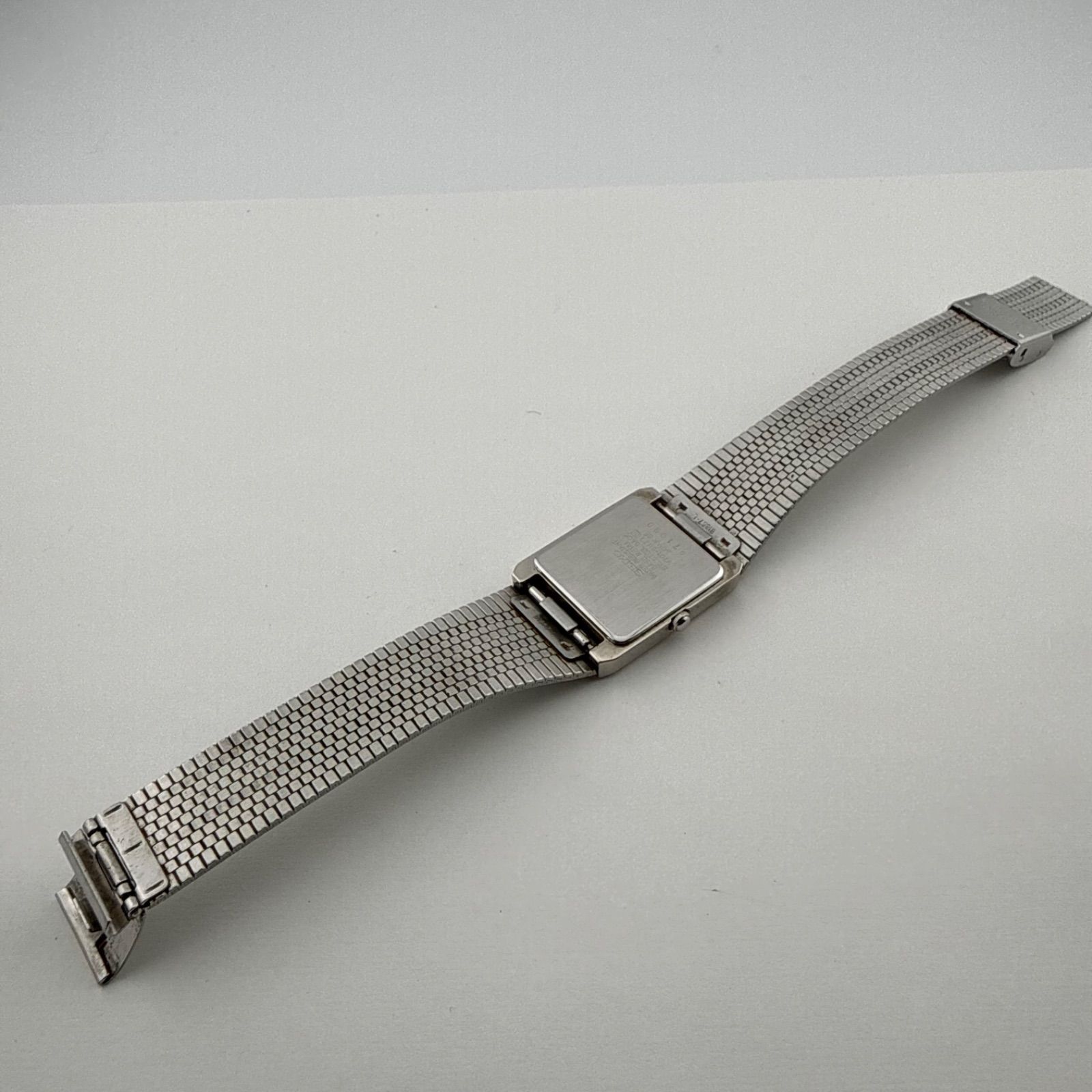 SEIKO V701-5H70 セイコー スクエア メンズ 腕時計 クォーツ 稼働品