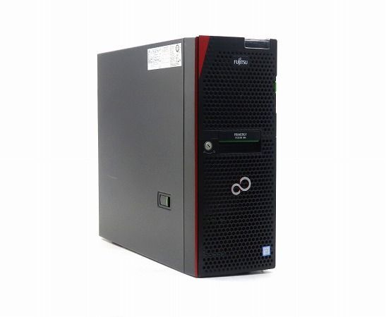 富士通 PRIMERGY TX1330 M4 Xeon E-2224 3.4GHz 16GB 600GBx2台(SAS2.5インチ/12Gbps/RAID1構成) PRAID EP400i 中古