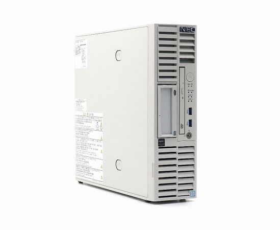 NEC Express5800/T110i-S Xeon E3-1220 v6 3GHz 8GB 300GBx2台(SAS2.5インチ/12Gbps/RAID1構成) AC*2 MR9362-8i 1GB 中古