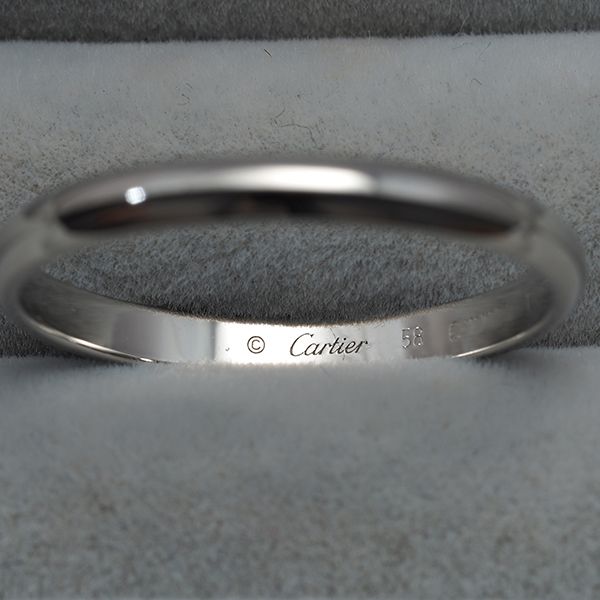 カルティエ リング 1895 クラシックウェディング 2.4mm 58号 Pt950