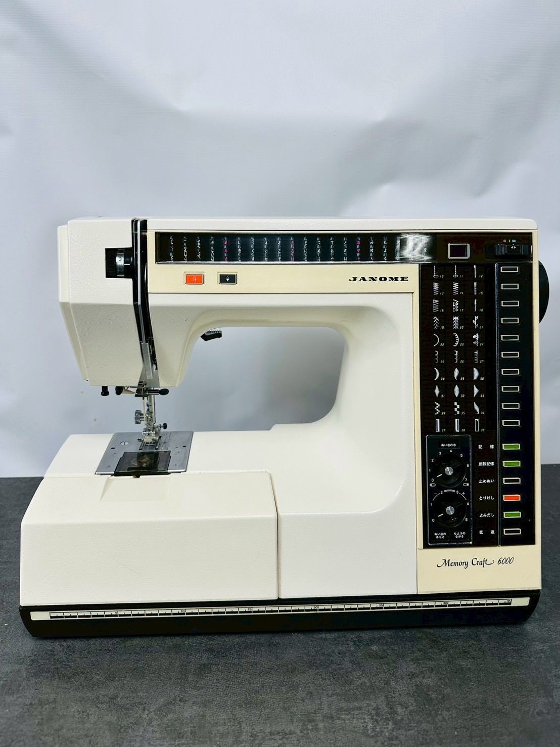 【埼玉発】末検品 ジャノメメモリークラフト6000 コンピューターミシン
