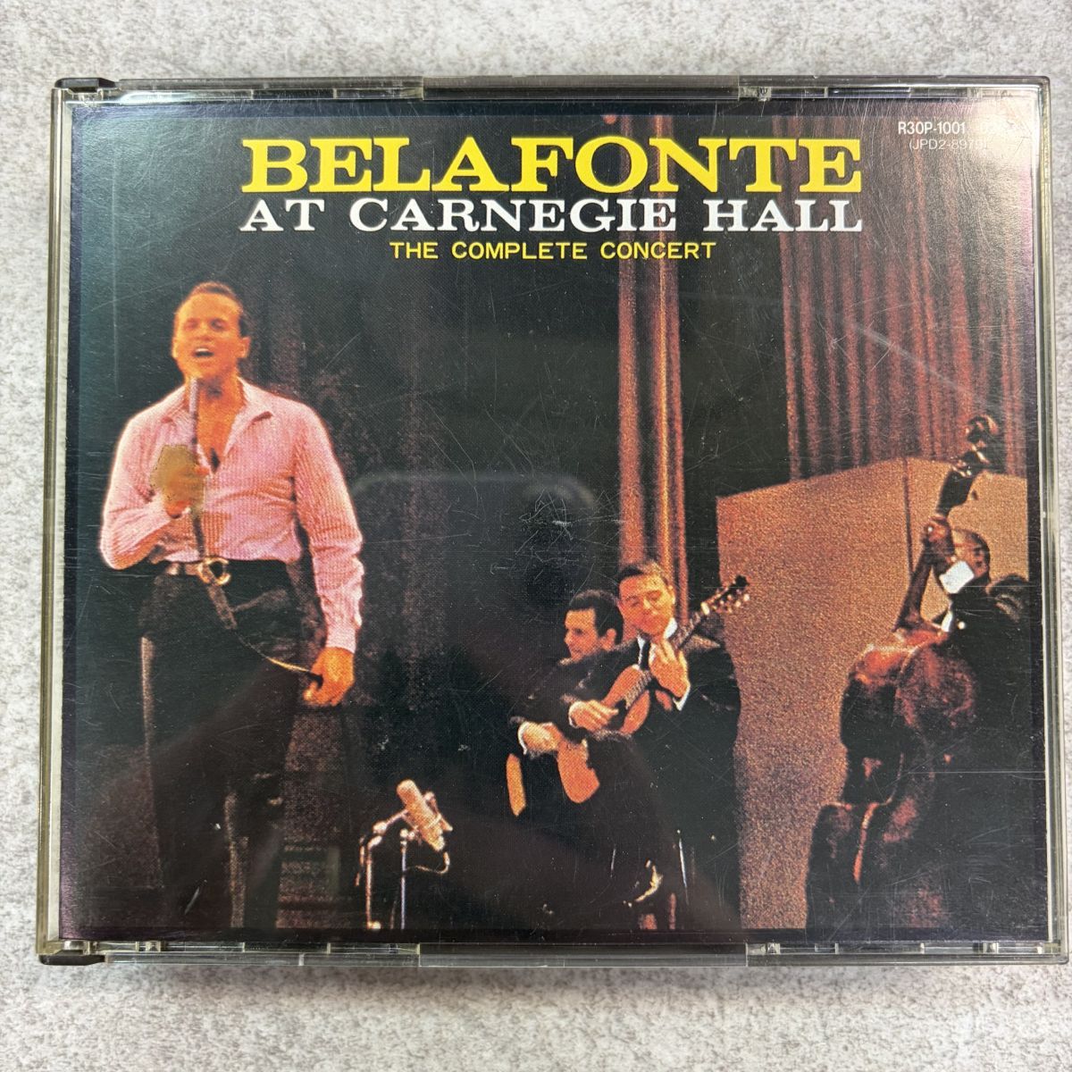2CDハリー・ベラフォンテ BELAFONTE AT CARNEGIE HALL カーネギー・ホール・コンサート R30P-1001/02