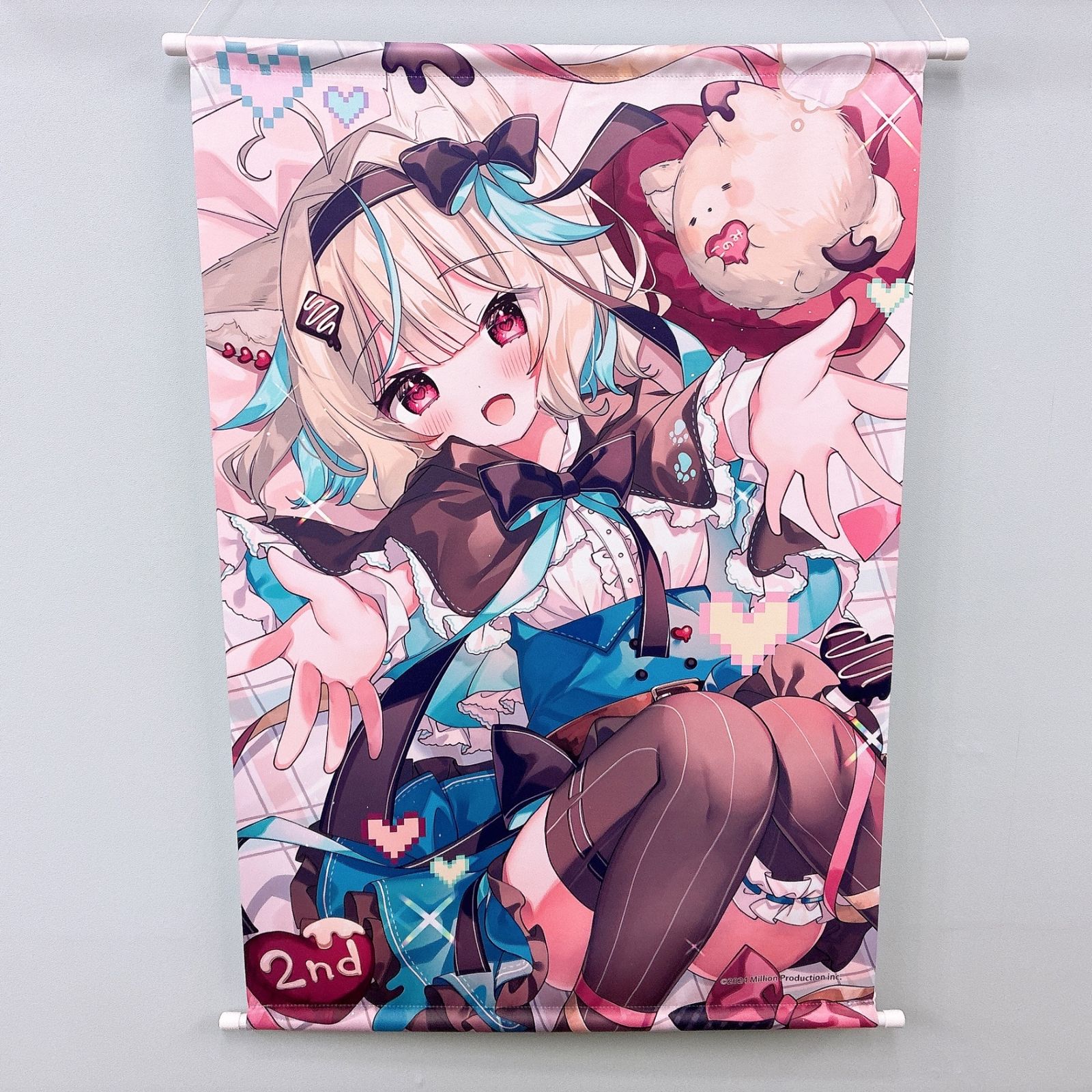 甘狼このみ 2周年記念タペストリー 甘狼このみ B2タペストリー 「バーチャルYouTuber ミリプロ 甘狼このみ