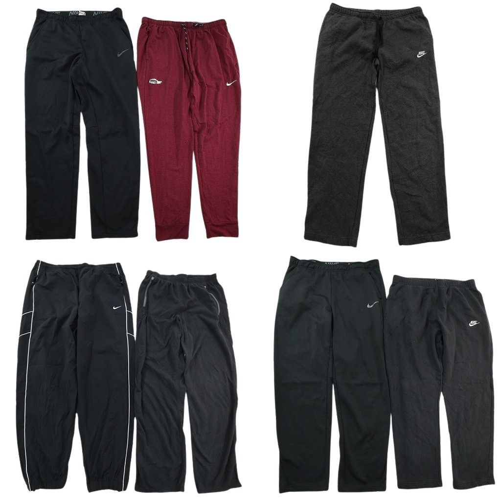 古着卸 まとめ売り NIKE ナイキ パンツMIX 7枚セット ( メンズ XL ) イージーパンツ スウェット ナイロン 中古 古着 NE9652
