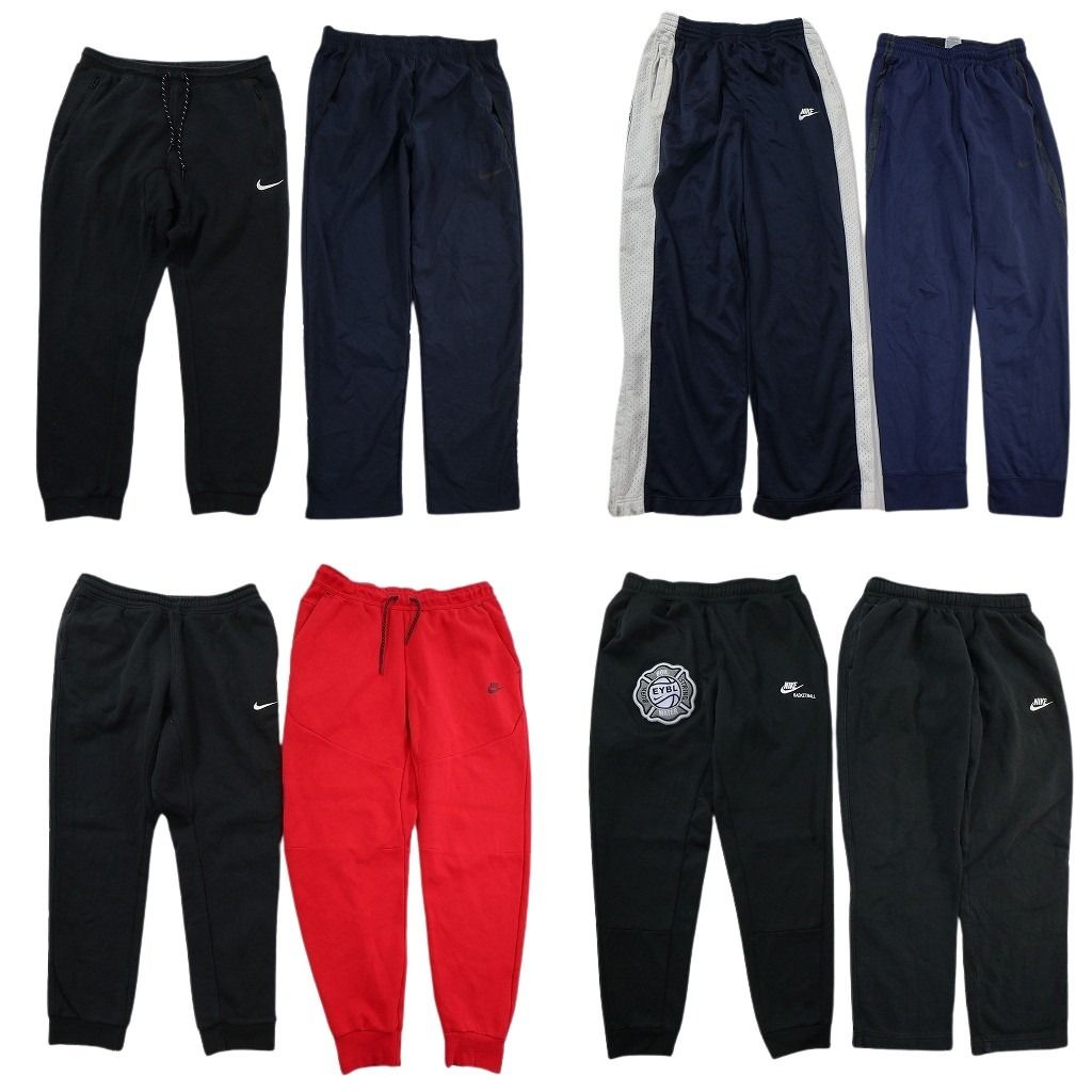 古着卸 まとめ売り NIKE ナイキ パンツMIX 8枚セット ( メンズ L ) スウェット ジョガーパンツ スウォッシュロゴ 中古 古着 NE9653