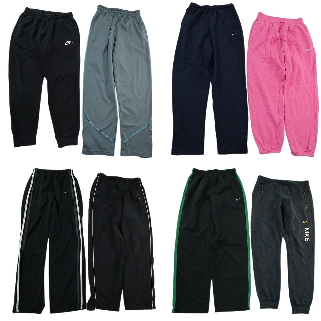 古着卸 まとめ売り NIKE ナイキ パンツMIX 8枚セット ( メンズ M ) スウェット ジョガーパンツ サイドライン 中古 古着 NE9660 10,650円
