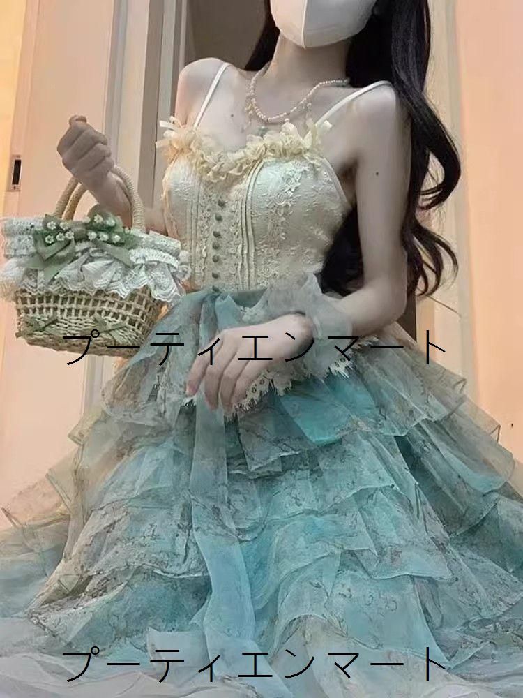 人気商品 豪華姫系 lolita 可愛 レトロ風 オリジナル 洋服 ロリータ ワンピース 美しい刺繍