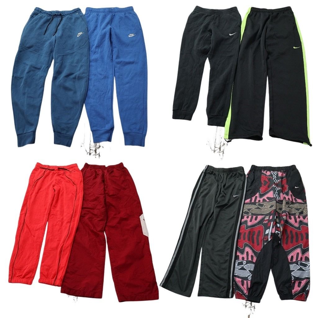 古着卸 まとめ売り NIKE ナイキ パンツMIX 8枚セット ( メンズ S