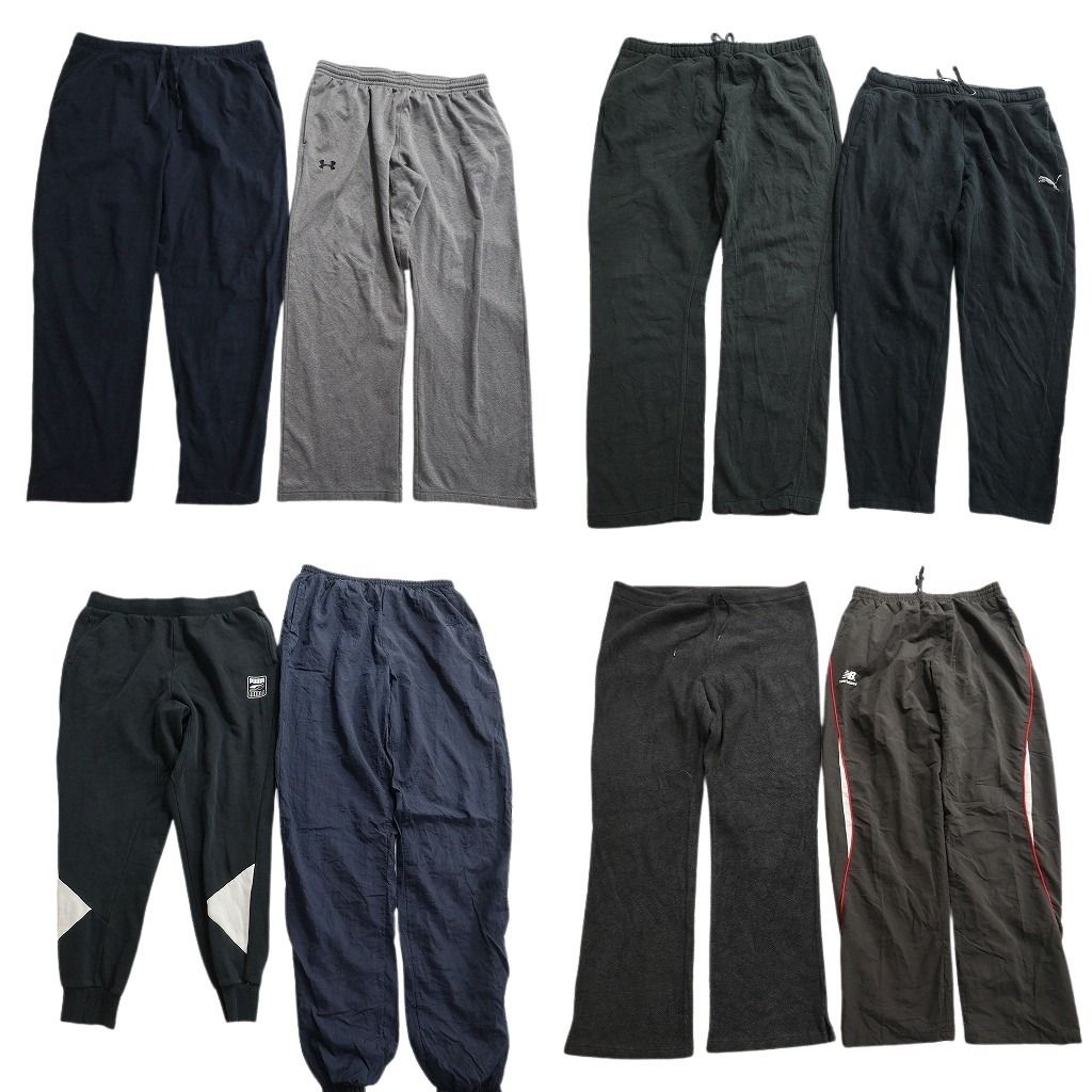 古着卸 まとめ売り ブランド パンツ 8枚セット ( メンズ XL ) カーハート プーマ リーボック ニューバランス 中古 古着 NE9726