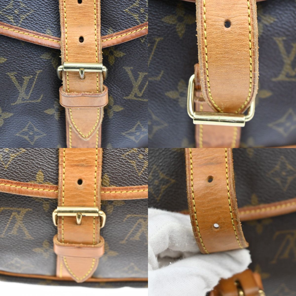 LOUIS VUITTON ルイ・ヴィトン ソミュール35 ショルダーバッグ 