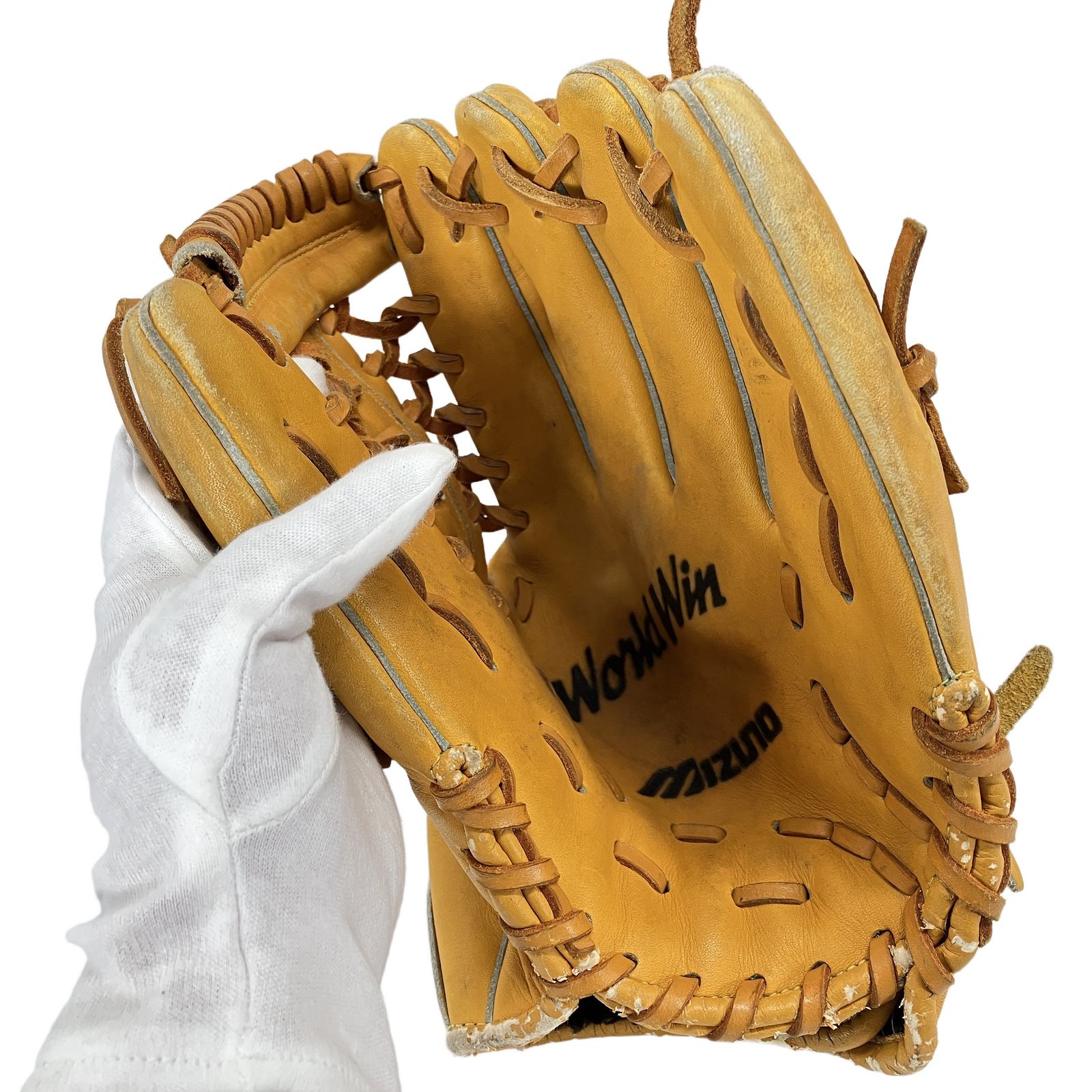 Mizuno World Win 軟式 野球 右投げ用 グローブ ミズノ 中古 W11260199