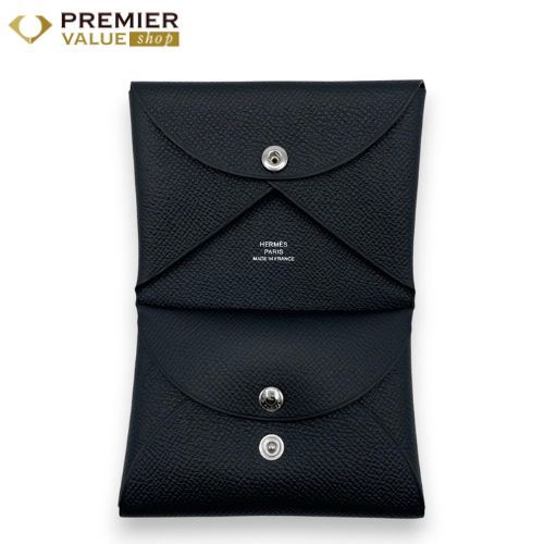 エルメス カルヴィ デュオ ノワール エプソン シルバー金具 G刻印