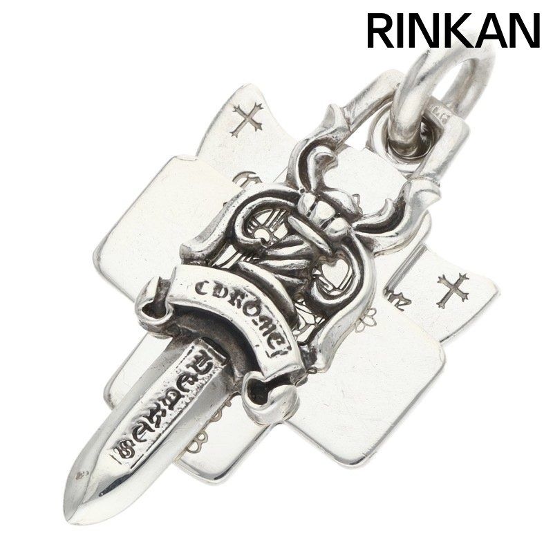 クロムハーツ 3TRINKETS OLD/スリートリンケッツ 中期型シルバーネックレストップ メンズ