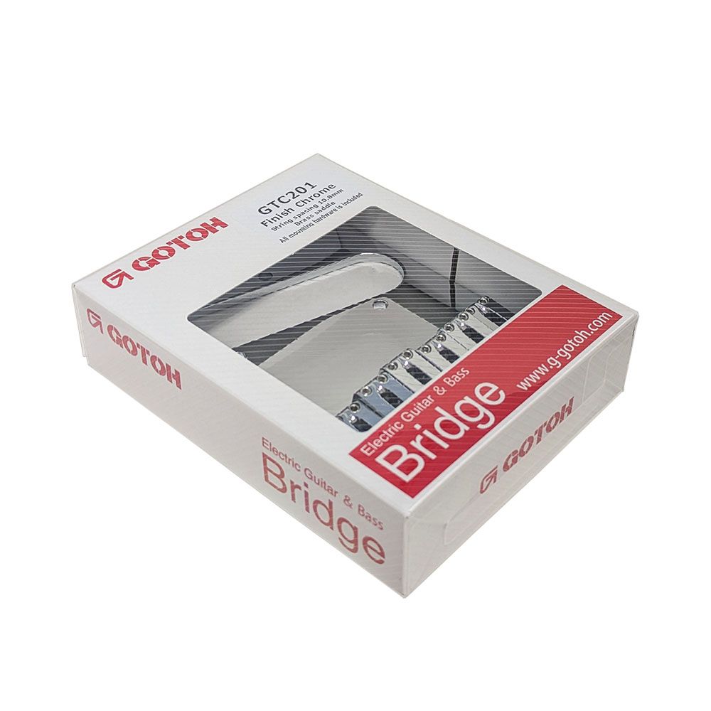 GOTOH GTC201-C テレ用リプレイスブリッジ 6wayブラスサドル