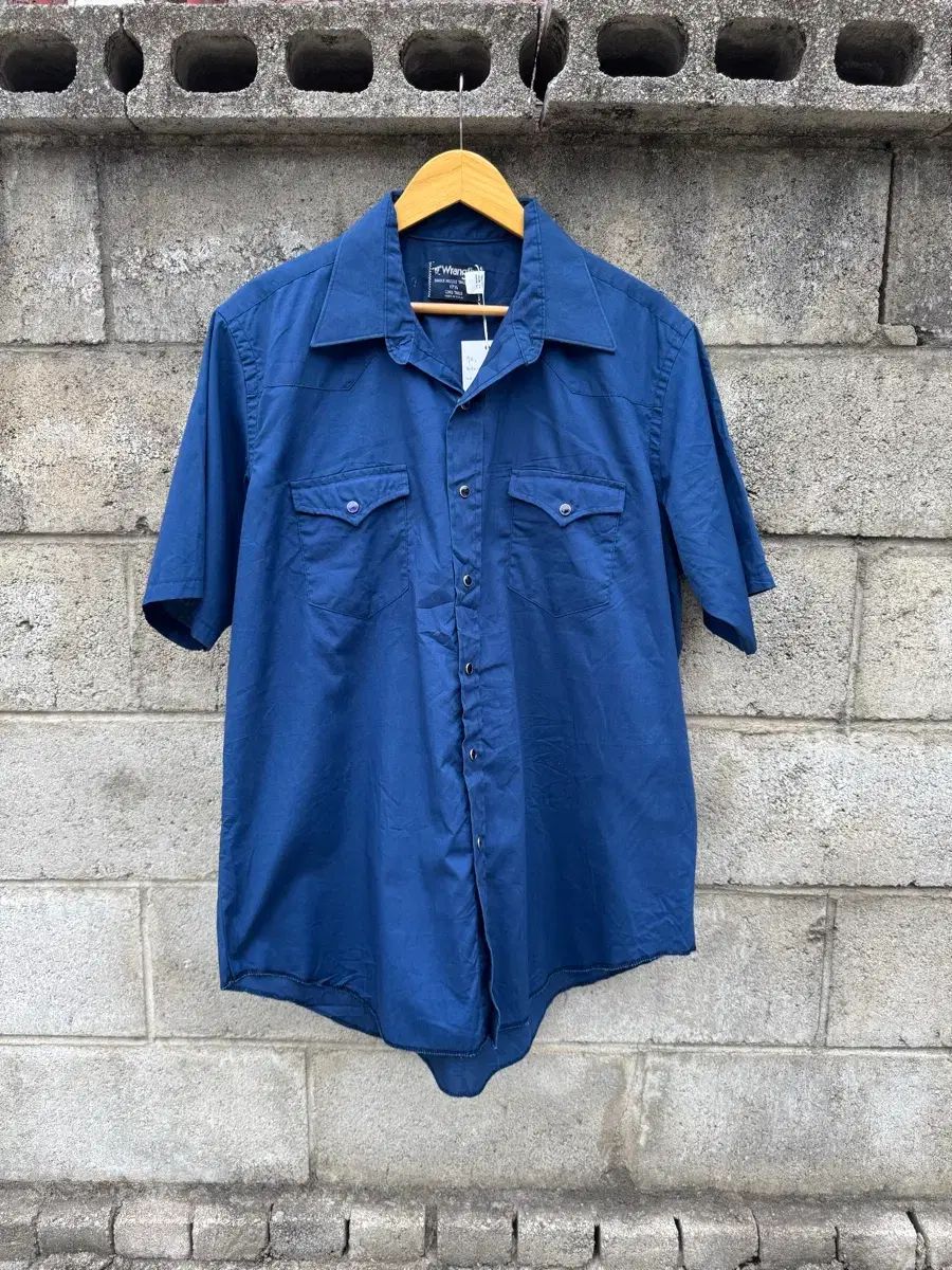 80 90s ラングラー ヴィンテージ ウェスタン 半袖 Tシャツ ネイビー