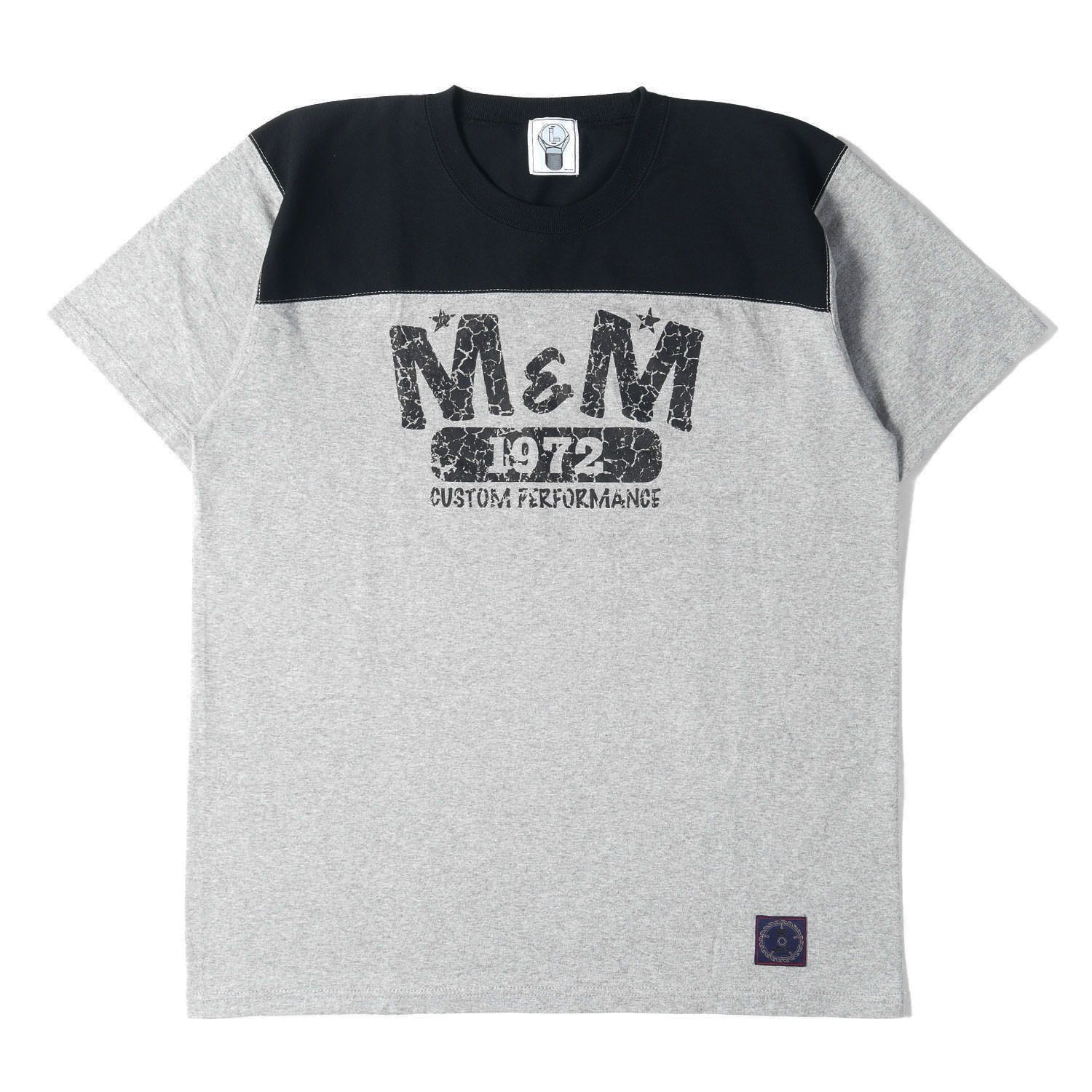 Tシャツ M&M グレー | サイズ:L エムアンドエム 美品M&M S⁄S 
