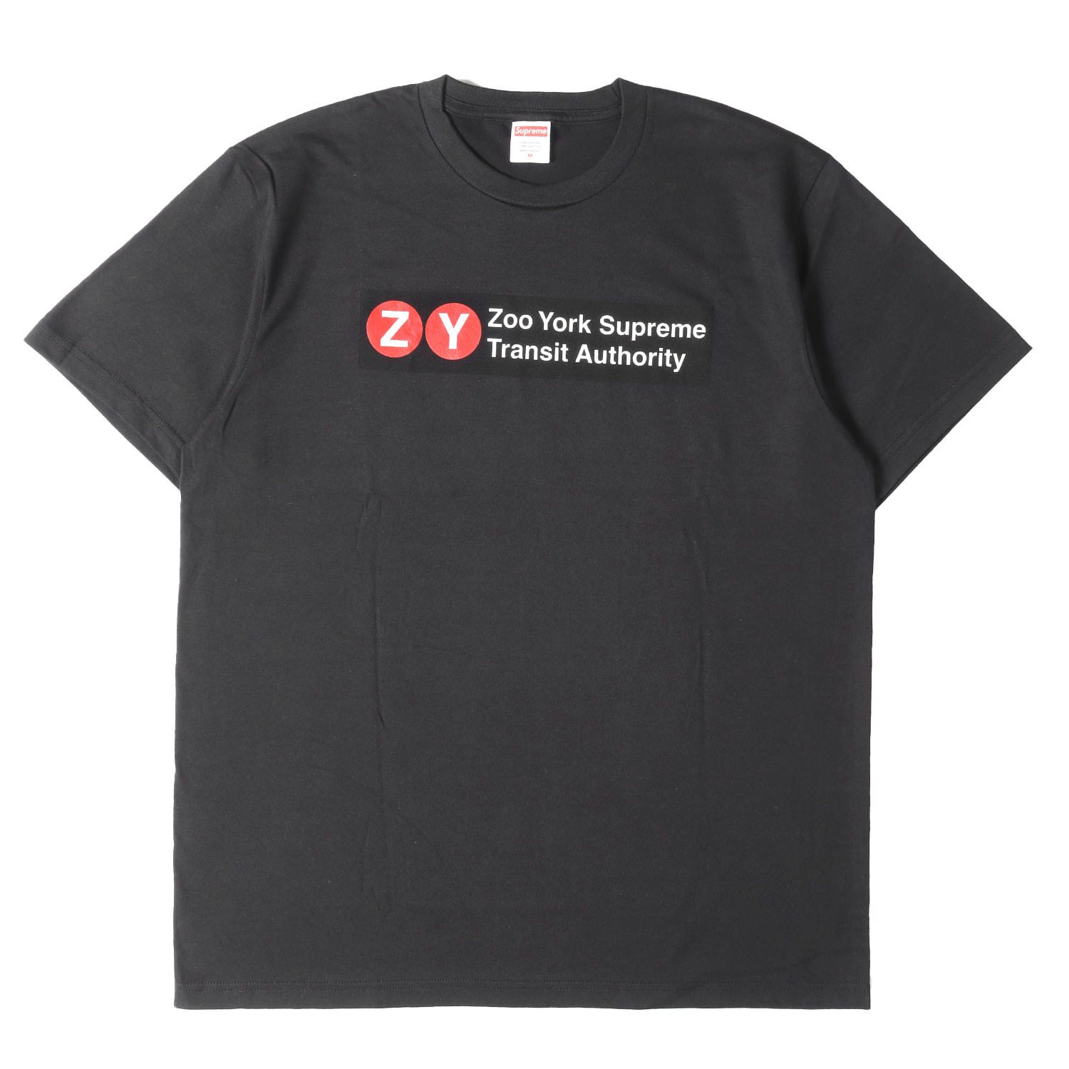 【新品】Supreme シュプリーム Tシャツ ブラック 黒 サイズ:M | 25SS Zoo York トランジットロゴ Tシャツ (Transit Tee) | トップス カットソー 半袖 | コラボ【メンズ】