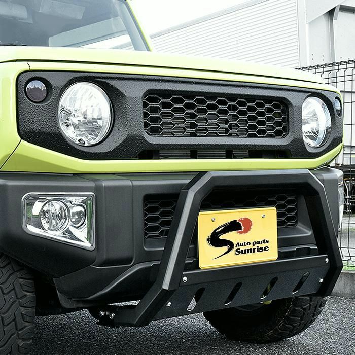 【送料無料】RAPTOR塗装 ジムニー JB64W JB74W JC74W　フロント グリル ハニカムメッシュ ラプター 塗装品 ブラック チッピング マークレス ノマド