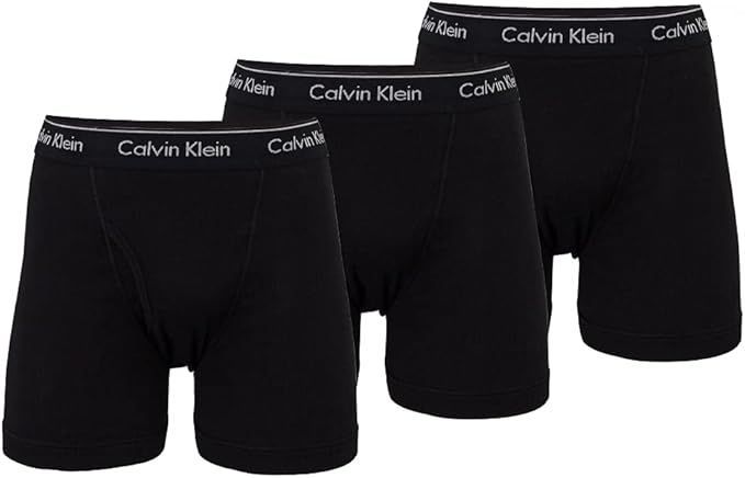 Calvin Klein NB4003-BK-XL ボクサーパンツ3枚セットメンズ XLサイズ ブラック 並行輸入品