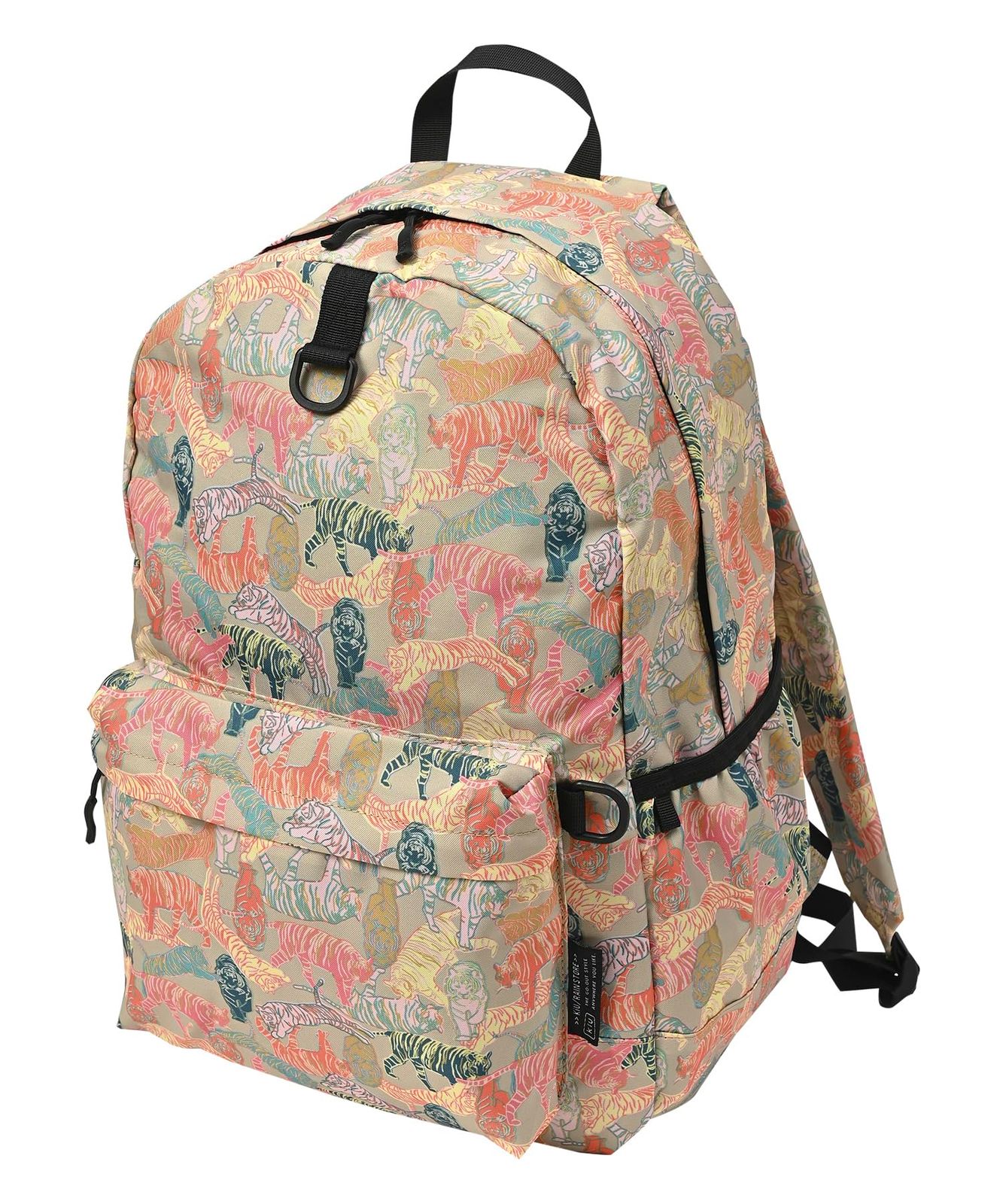 [キウ] デイバックパック 2ND DAY BACKPACK 2ND 防水 撥水 大容量 リュック ポケット 通勤 通学 マザーズバッグ おしゃれ カジュアル ユニセックス メンズ レディース 男女兼用 ブライトタイガー K447-360ｍａ
