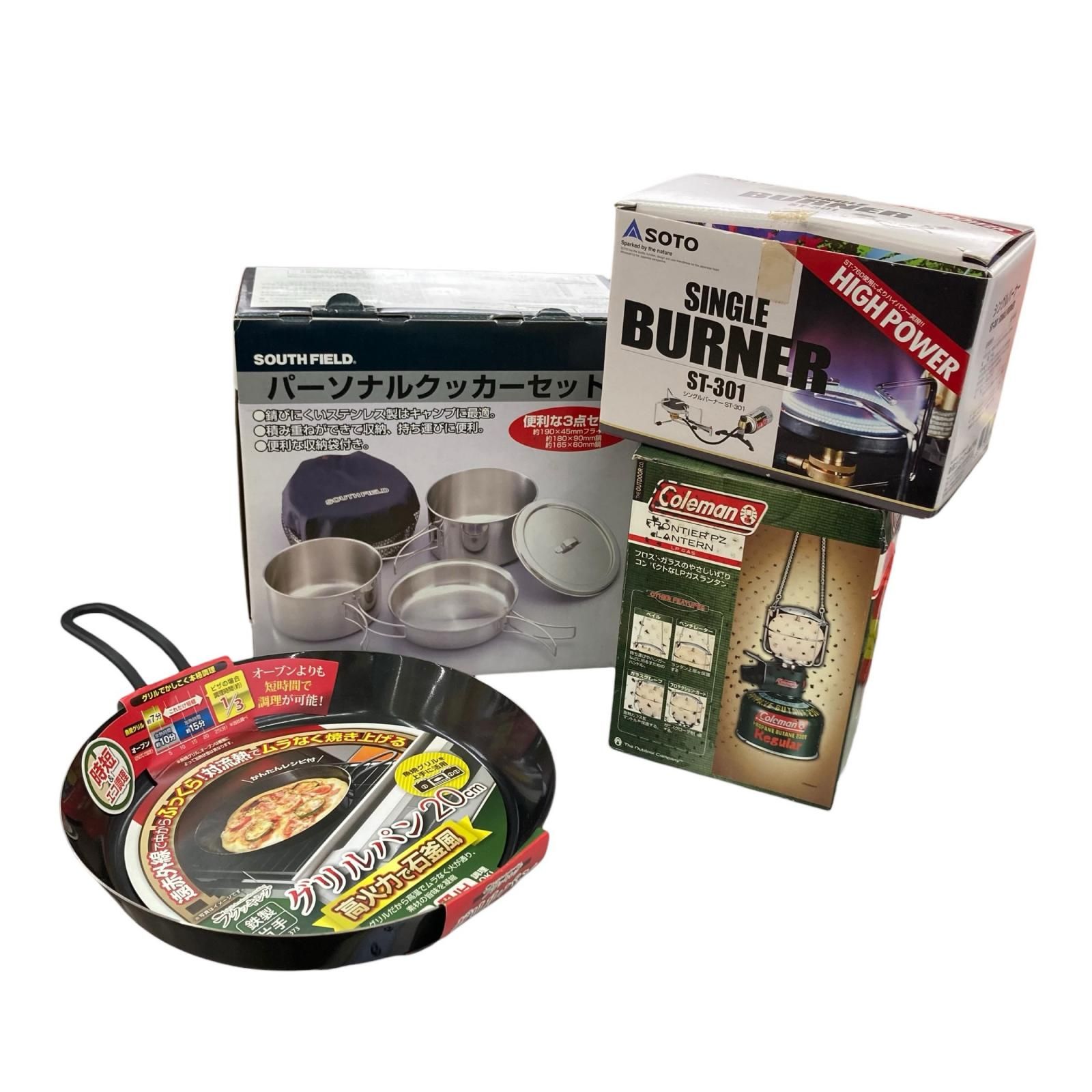 186000 キャンプ用品 4点まとめ売り - メルカリ