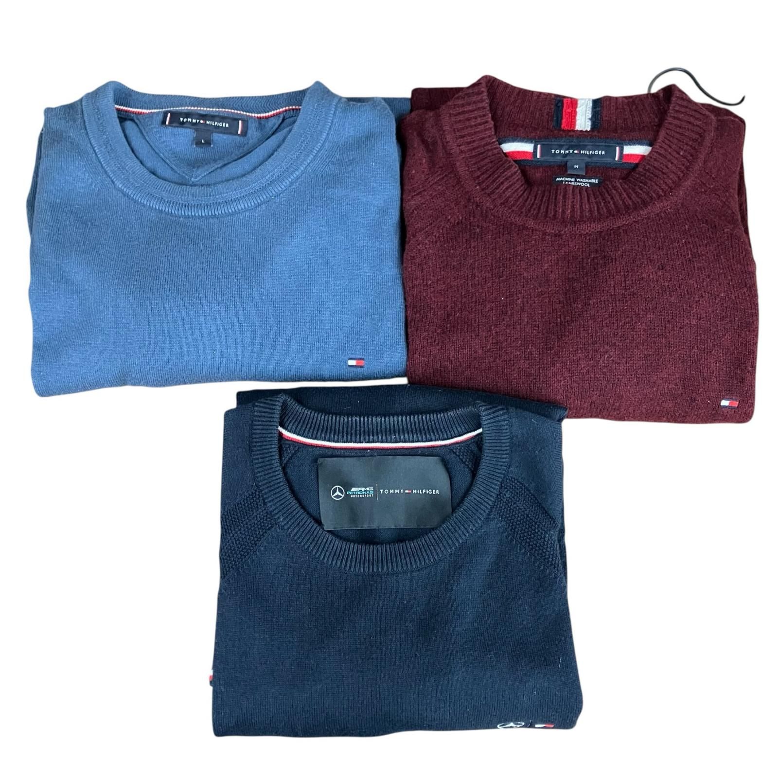 199990 現状品 TOMMY HILFIGER トミーヒルフィガー ニット 3点まとめ売り