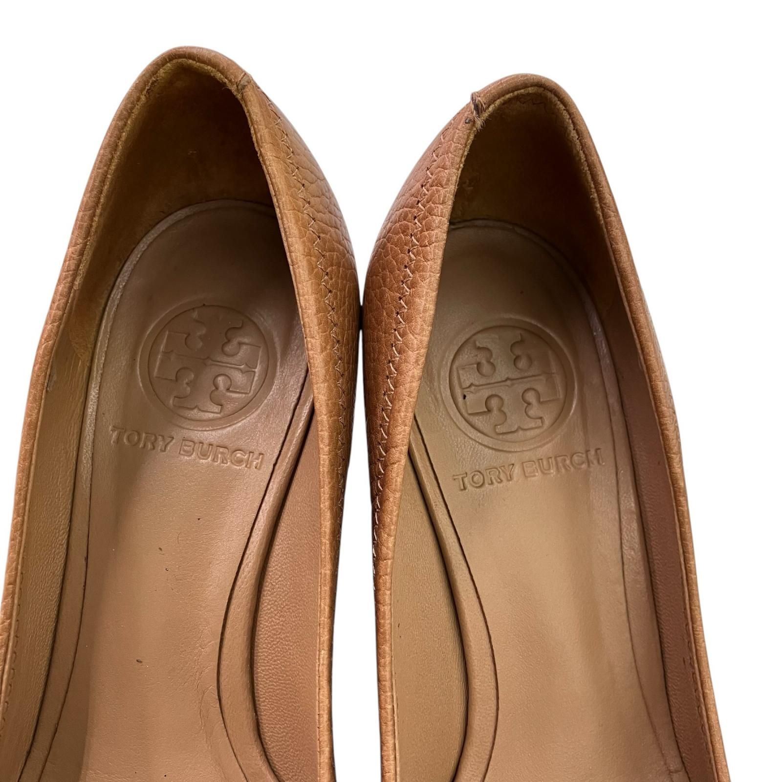 186005 現状品 Tory Burch トリーバーチ ロゴ付き オープントゥ