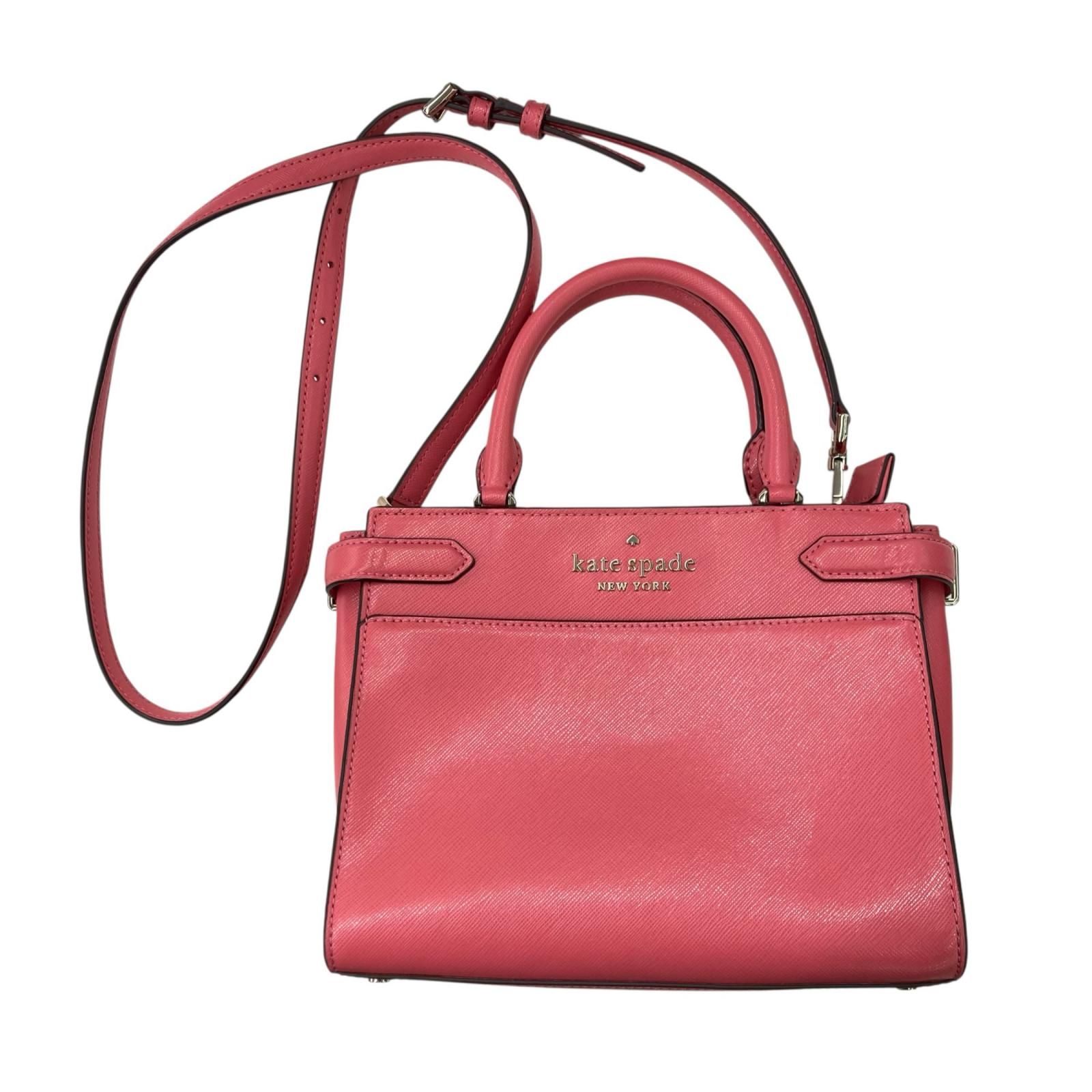 186005 現状品 kate spade ケイトスペード ステイシー サッチェル ショルダーバッグ ピンク