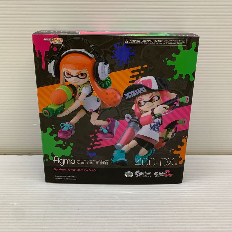 【現状渡し品】 グッドスマイルカンパニー figma Splatoon(スプラトゥーン) ガール DXエディション フィギュア 【052-260528-AS-13-min】
