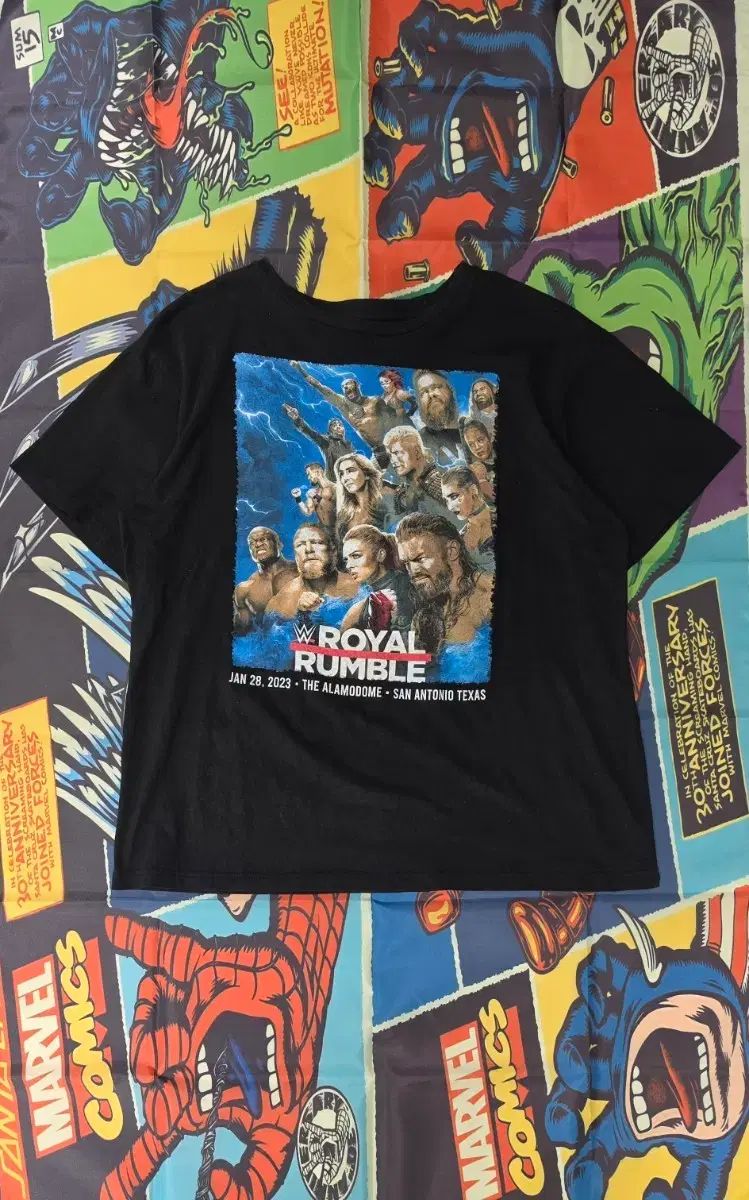WWE 2023 ROYAL RUMBLE マーチャンダイズ 半袖 L