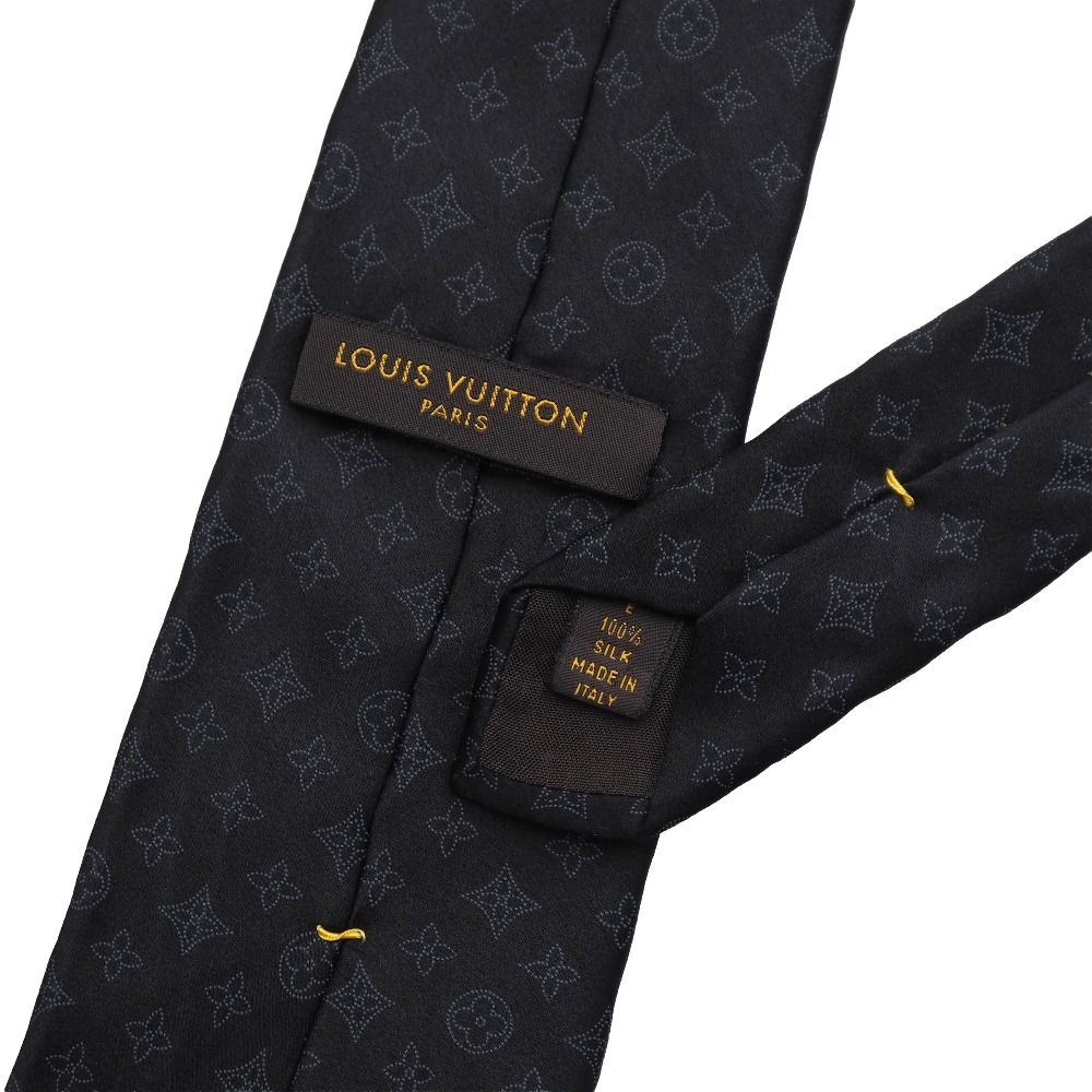 美品LOUIS VUITTON ルイ・ヴィトン ネクタイ モノグラム 総シルク