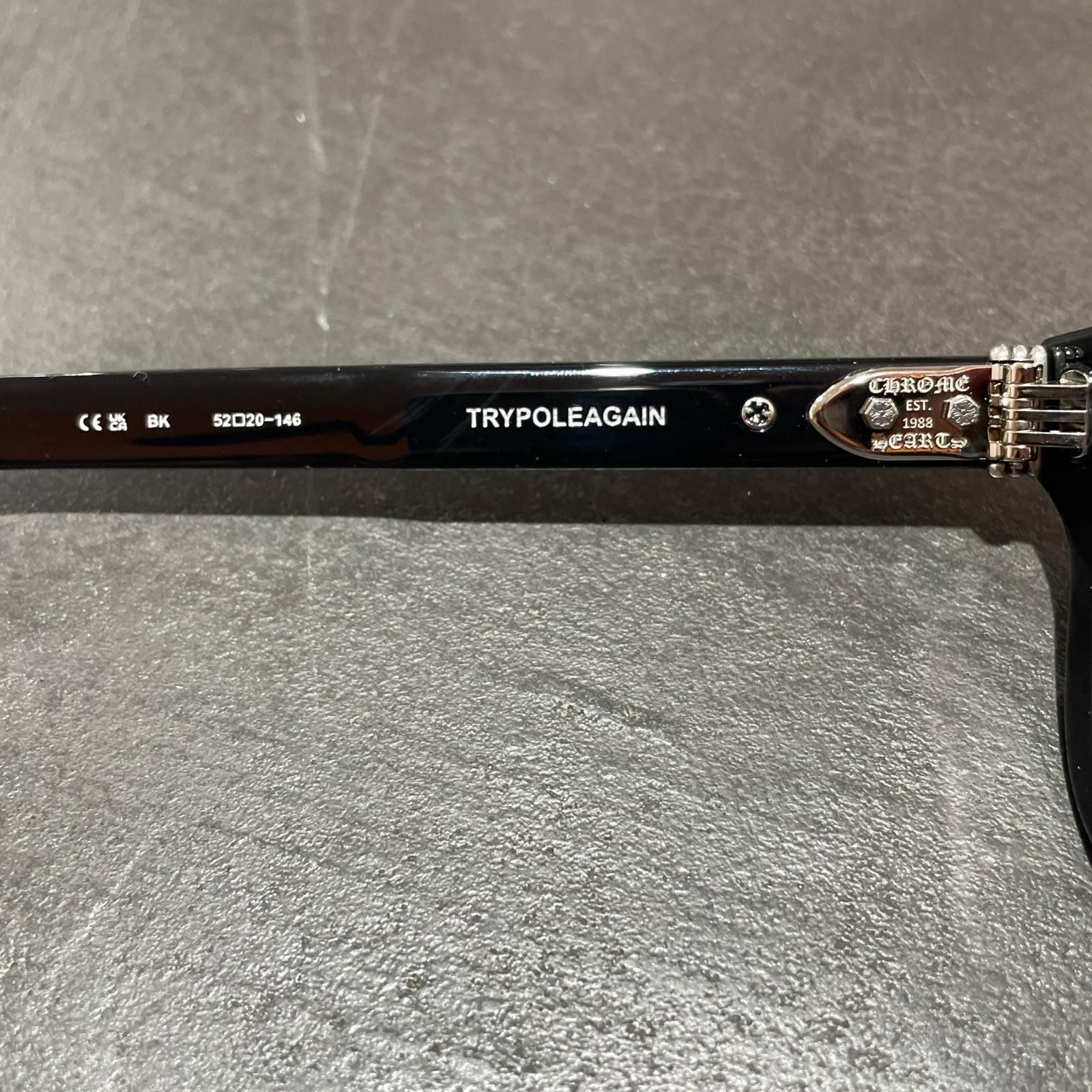 未使用 CHROME HEARTS TRYPOLEAGAIN BK トライポールアゲイン