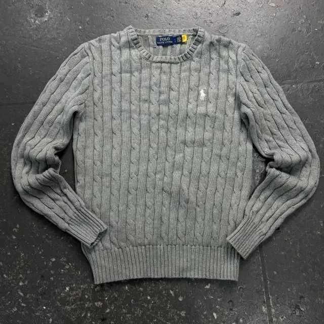 90 ポロ 新モデル ケーブル編み ニット
