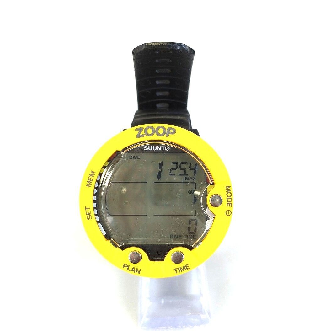 未使用 耐圧検査済 SUUNTO スント ダイブコンピューター ZOOP［DC-260109ST］