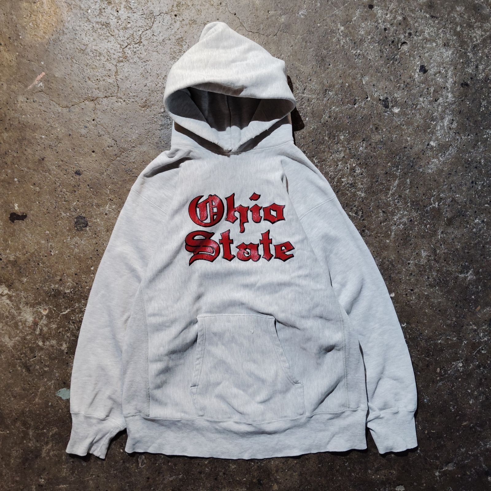 Champion 80s REVERSE WEAVE HOODIE OHIO STATE XL 目無し オールド