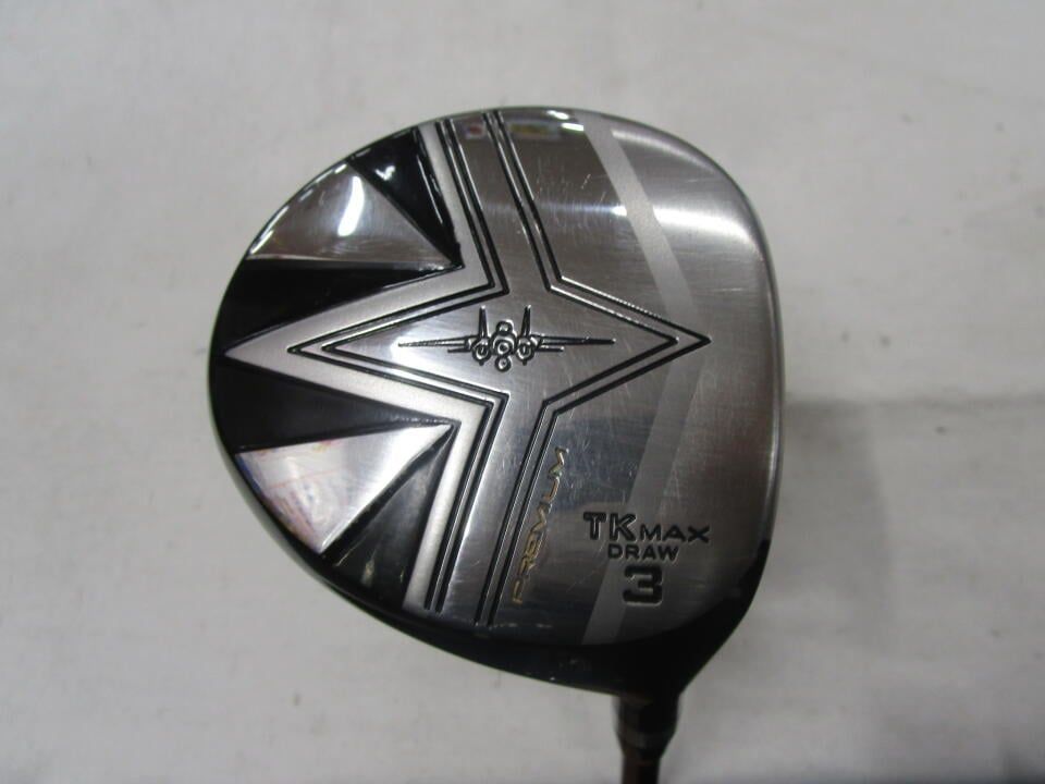 グランプリ　TK MAX DRAW プレミアム　14度　◆リシャフト◆WACCINE　compo　GR55FW　Sフレックス　フェアウェイウッド　中古　ゴルフドゥ！札幌東苗穂店【最短即日発送】