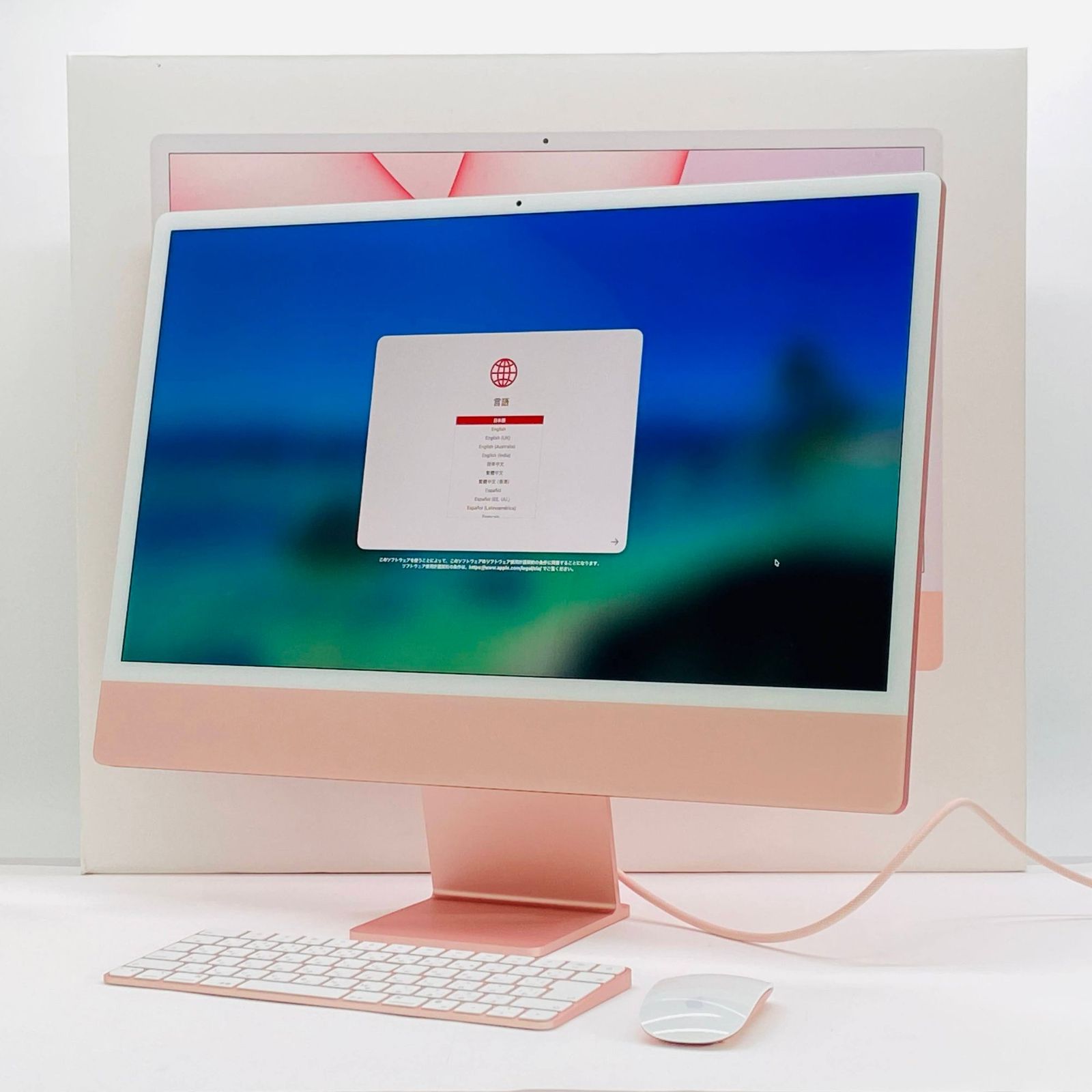 iMac 24インチ M1 8コアGPU 8GB 256GB ピンク たのメル便 iMac 24インチ M1 8GB/256GB ピンク 中古 - メルカリ