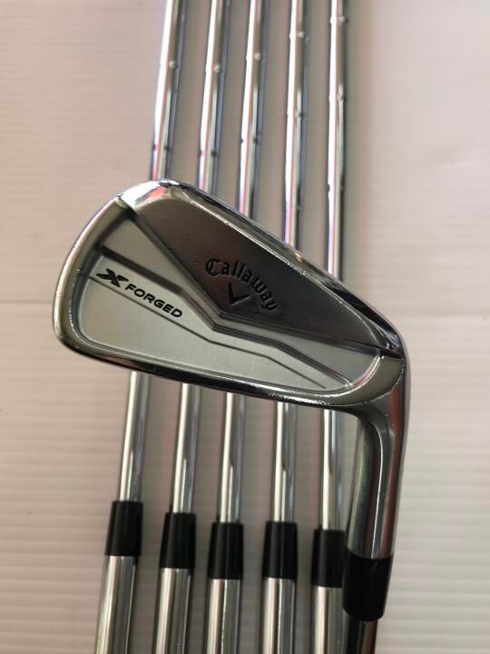 キャロウェイ　X FORGED 2024　ダイナミックゴールド MID 115　Sフレックス　アイアンセット　中古【最短即日発送】
