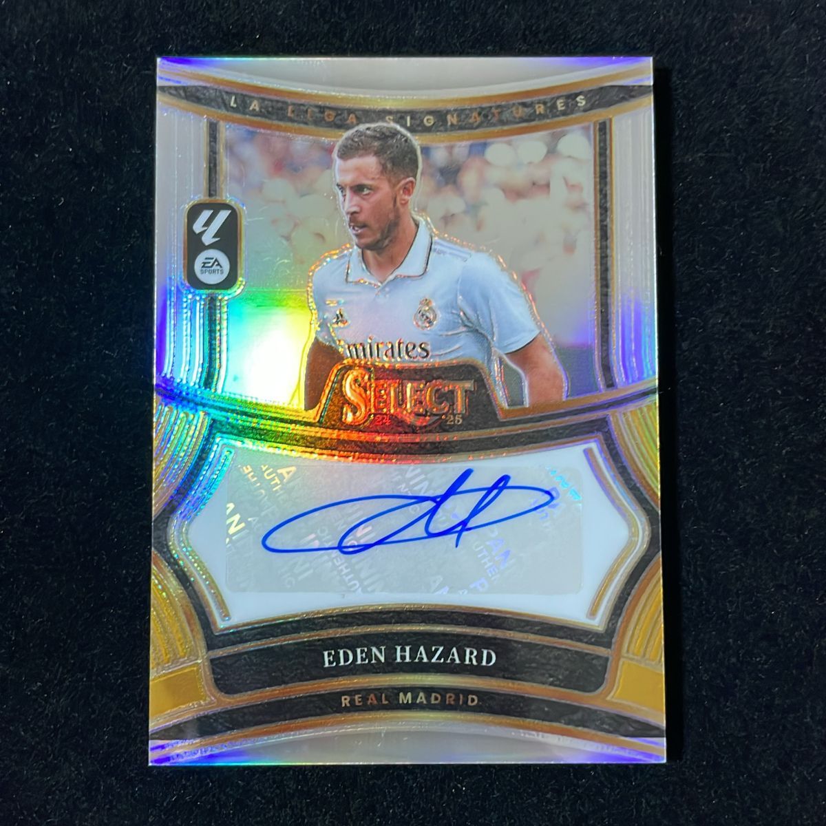 エデン・アザール 直筆サイン 証明書あり Eden Hazard エデン・アザール Panini Select La Liga 2024-25 Silver