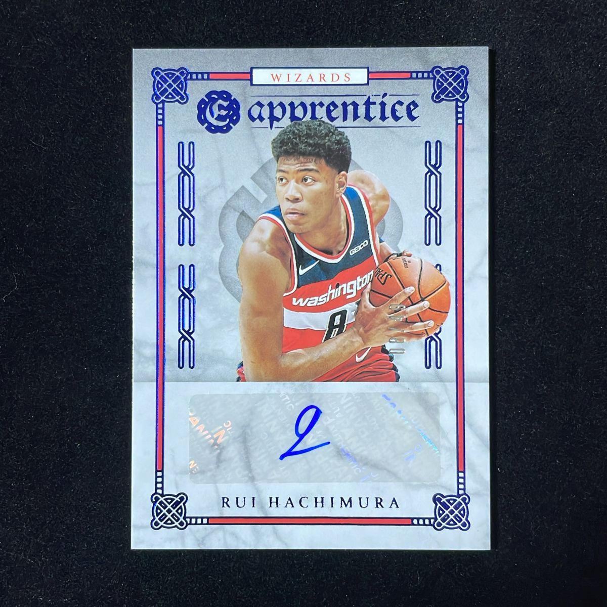 八村塁RC AUTO カード直書　/49 サイン　panini nba 背番号 08/49】八村塁 Hachimura Rui Panini Chronicles Excalibur