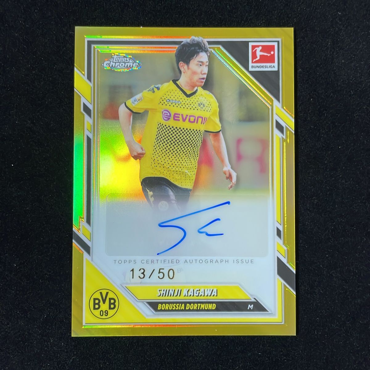 50枚限定】香川真司 Shinji Kagawa Topps Chrome Bundesliga 2025-26