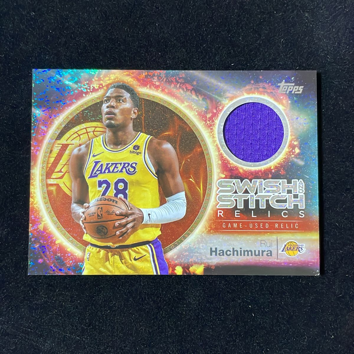 八村塁 Hachimura Rui Topps Flagship Swish and Stitch 2025 Jersey