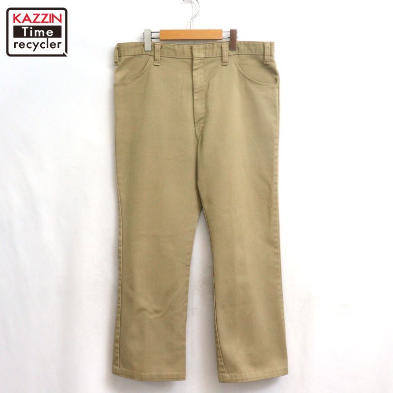 80s vintage Dickies チビタグ パンツ メンズ XLサイズ相当 ビッグサイズ オーバーサイズ