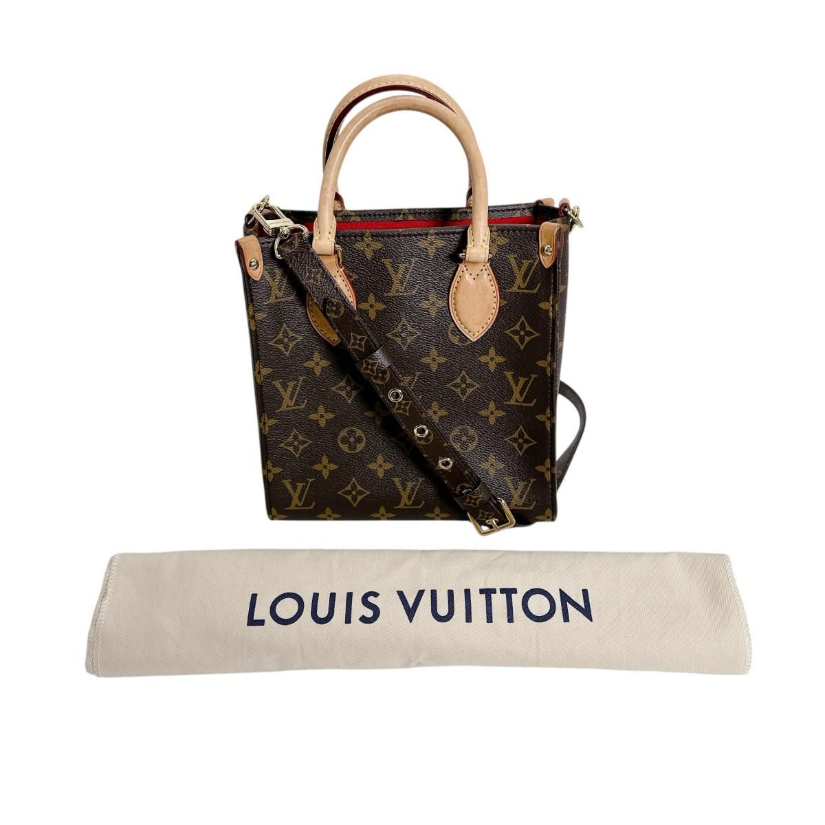 ルイヴィトン M46265 モノグラム ハンドバッグ サックプラBB ハンドバッグ LOUIS VUITTON ブラウン
