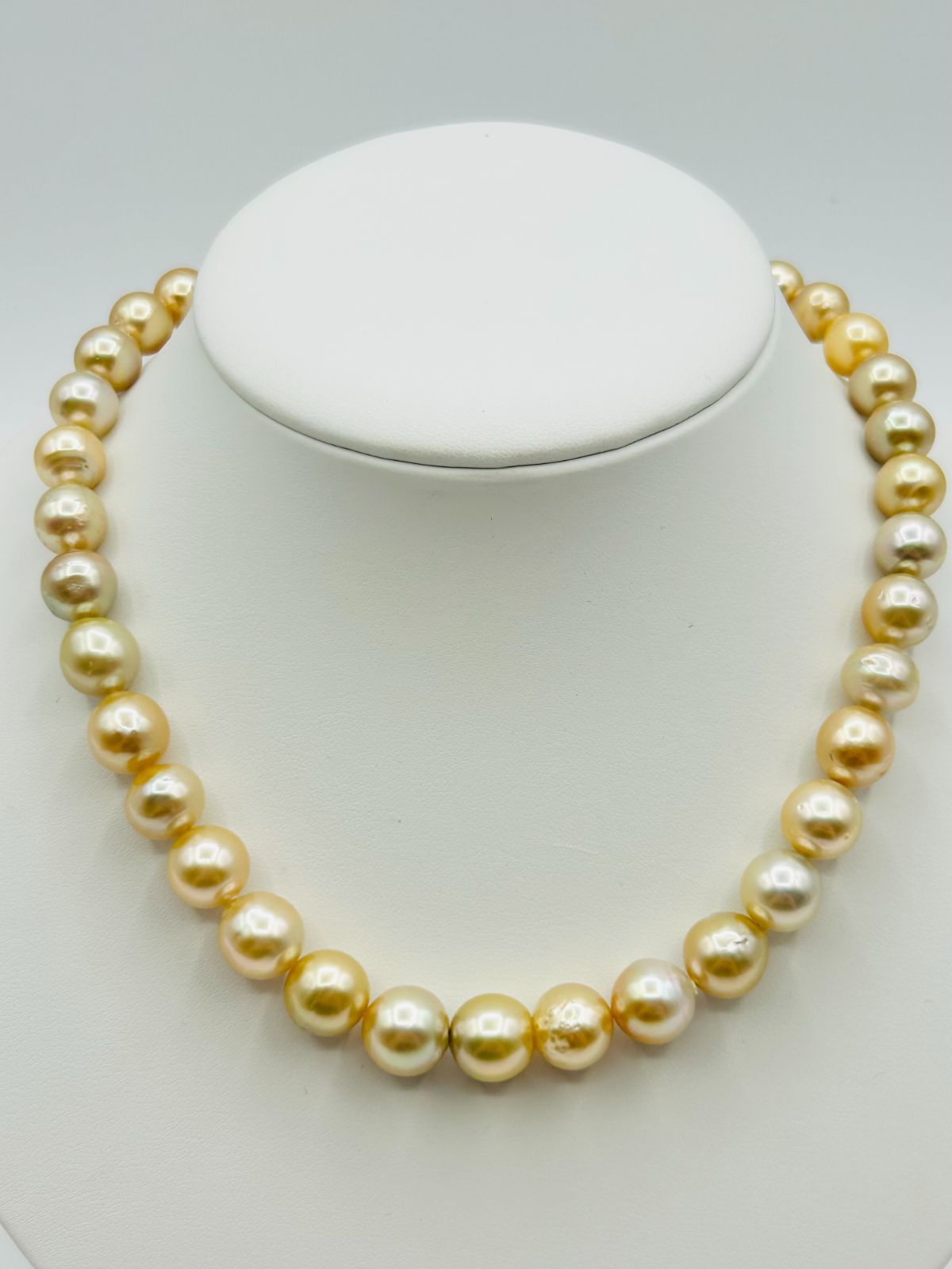 白蝶 南洋 パール ゴールド ネックレス 真珠 9.0～11.5mm South Sea Pearl
