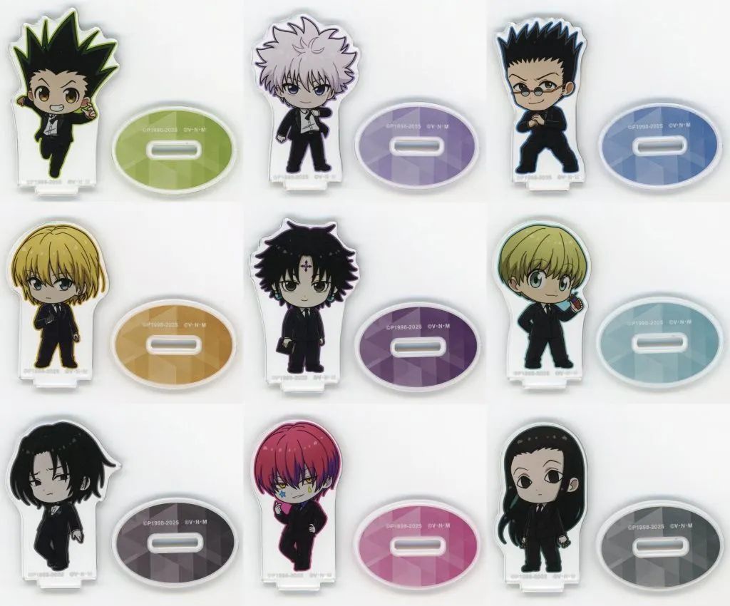 【中古】アクリルスタンド・アクリルパネル 全9種セット 「HUNTER×HUNTER アニメイトフェア in 2025 Winter トレーディング ちびキャラ スーツver. アクリルスタンド」