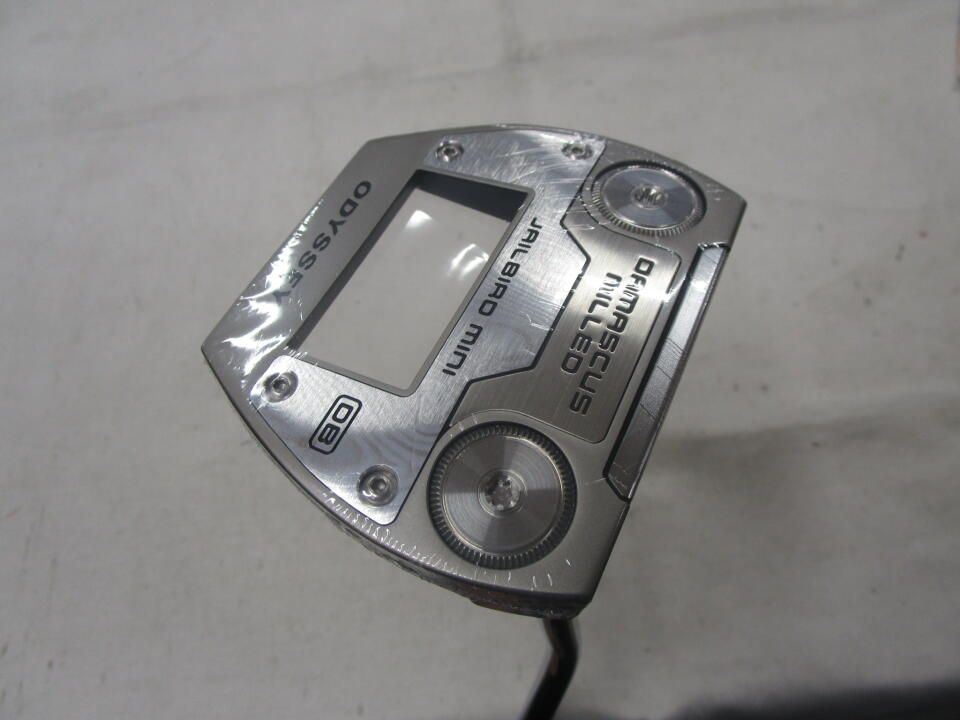 オデッセイ　DAMASCUS MILLED JAILBIRD MINI DB　パター　中古　ゴルフドゥ！札幌東苗穂店【最短即日発送】